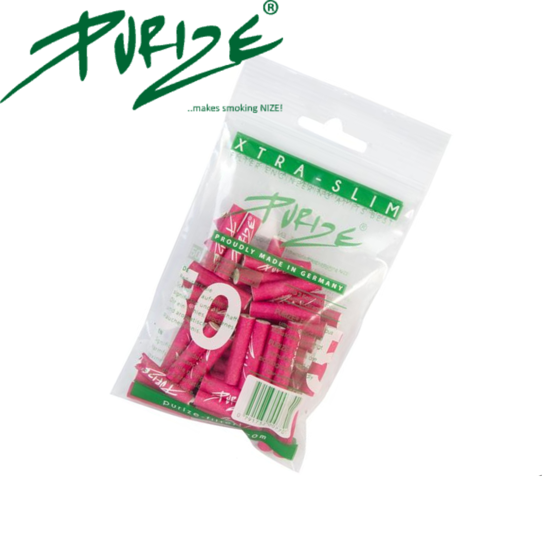 Aktivkohlefilter, PURIZE®, XTRA Slim, PINK, 50er